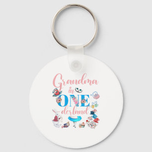 Porte-clés Alice Dans L'Onederland Famille Grand-Mère De L'An