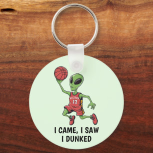 Porte-clés Alien de basket
