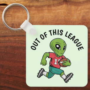 Porte-clés Alien de football