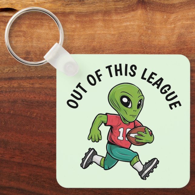 Porte-clés Alien de football (Recto)