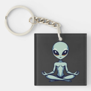 Porte-clés Alien zen