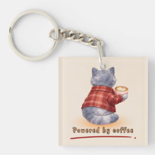 Porte-clés Alimenté par le café