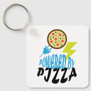 Porte-clés Alimenté par Pizza – Conception amusante pour les