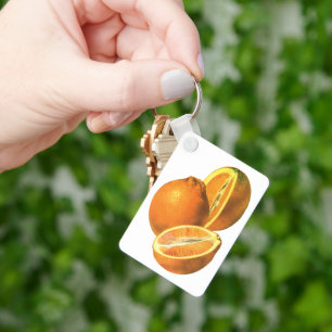 Porte-clés Aliments Anciens, Oranges Fraîches Biologiques Sai