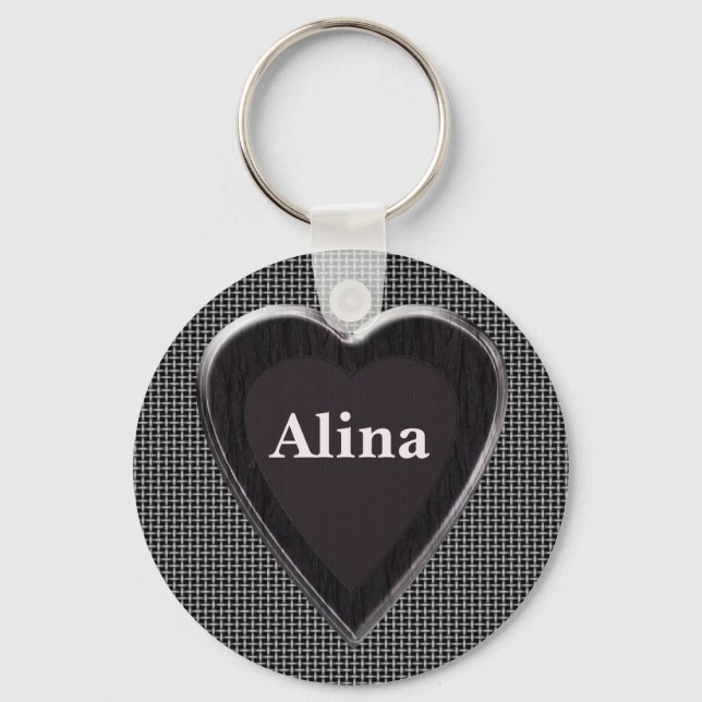 Porte-clés Alina Stole My Heart Keychain par 369 Mon nom (Recto)