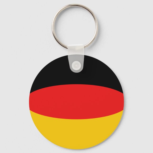 Porte-clés Allemagne Porte - clé du drapeau Fisheye (Recto)