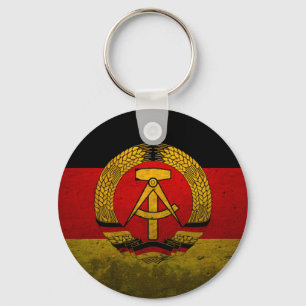 Porte-clés " Allemagne : remorque RDA ... "