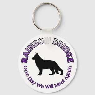 PORTE-CLÉS ALLEMAND SHEPHERD RAINBOW BRIDGE PORTE - CLÉ