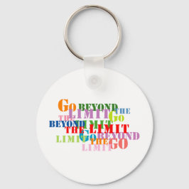 Porte-clés Aller au-delà des limites