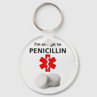 Porte-clés Allergie pénicilline