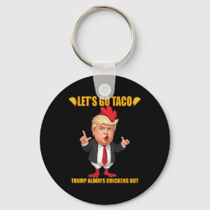 Porte-clés Allons Taco Trump Abandonne Toujours Drôle Taco