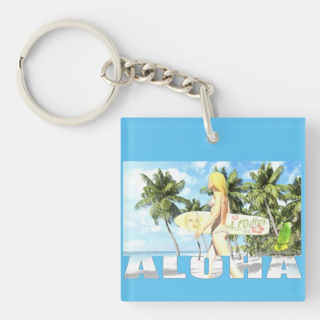 Porte-clés Aloha 01 (Devant)