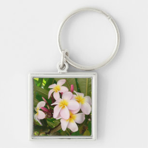 Porte-clés Aloha le Frangipani hawaïen fleurit douche