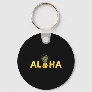 Porte-clés Aloha Pineapple Hawaii Plage de vacances Tropical