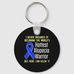 Porte-clés Alopecia Aware Hair Loss Warrior Hottest Survi