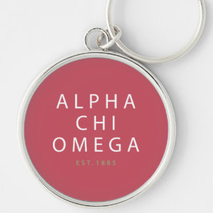 Porte-clés Alpha Chi Omega Établi en 1885