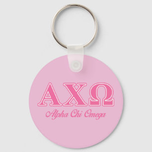 Porte-clés Alpha Chi Omega Lettres Roses