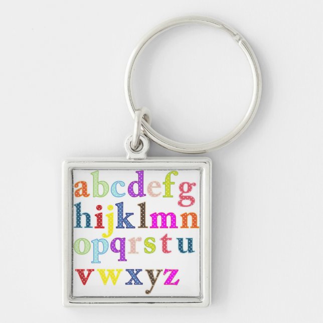 Porte-clés Alphabet (Devant)