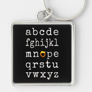 Porte-clés Alphabet anti-Trump - Nope V