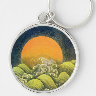Porte-clés AMATERASU, SOLEIL GODDESS jaune vert noir