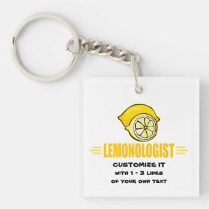Porte-clés Amateur de Citron Humoristique