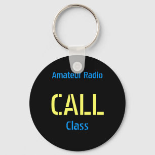 Porte-clés Amateur Radio Callsign Keychain
