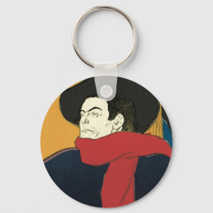 Porte-clés Ambassadeurs, Aristide Bruant par Toulouse Lautrec