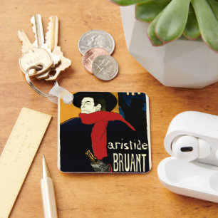 Porte-clés Ambassadeurs Art Nouveau vintage, Toulouse Lautrec