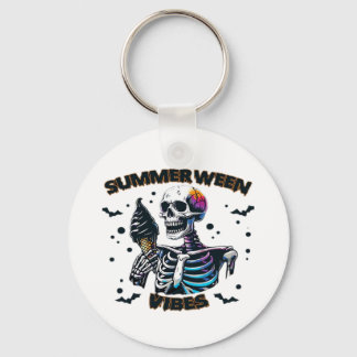 Porte-clés Ambiance drôle de Summerween squelette de vacances