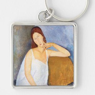 Porte-clés Amedeo Modigliani - Jeanne Hebuterne