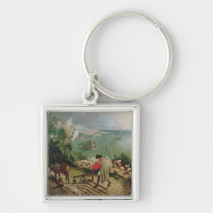 Porte-clés Aménagez en parc avec l'automne d'Icare, c.1555
