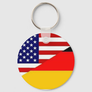 Porte-clés américain allemand d'amitié