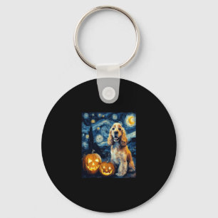 Porte-clés American Cocker Spaniel mignon Chien Halloween Jac