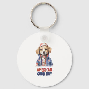 Porte-clés American GoodBoy Dog US Jacket en juillet