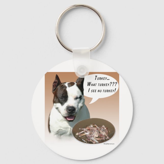 Porte-clés American Staffordshire Terrier Turquie (Recto)