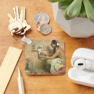 Porte-clés Amérindiens vintage, Katchina Hopi par Couse