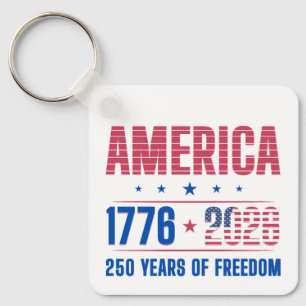 Porte-clés AMÉRIQUE 1776 2026 250 ans de liberté 