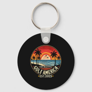 Porte-clés Amérique du Golfe Drôle Trump renommer