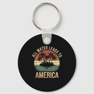 Porte-clés Amérique du Golfe Humour Trump Patriotique 2025