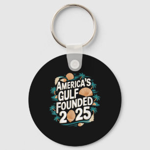 Porte-clés Amérique du Golfe Humour Trump Patriotique 2025 Pr