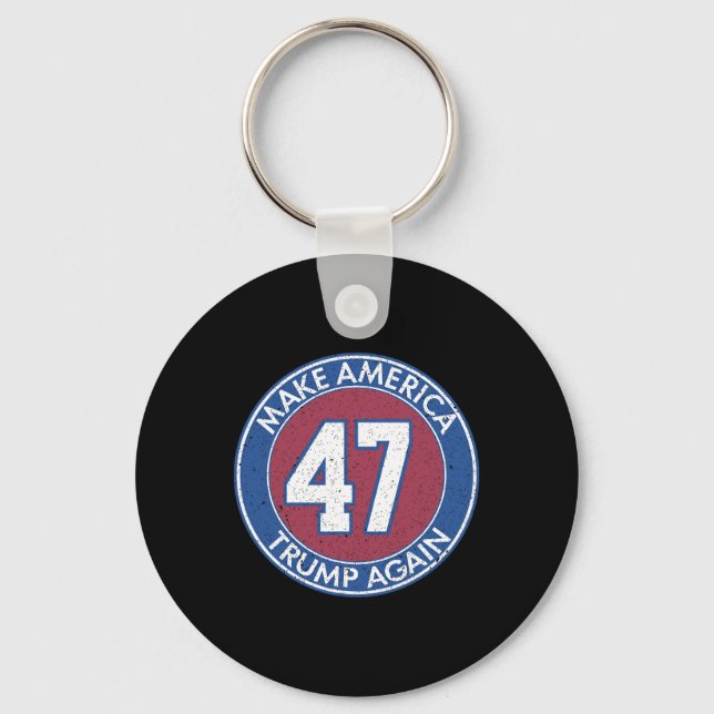 Porte-clés Amérique Trump 47 (Recto)