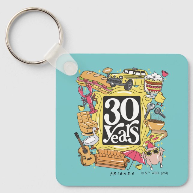 Porte-clés AMIS™ | Graphique de 30 ans (Recto)