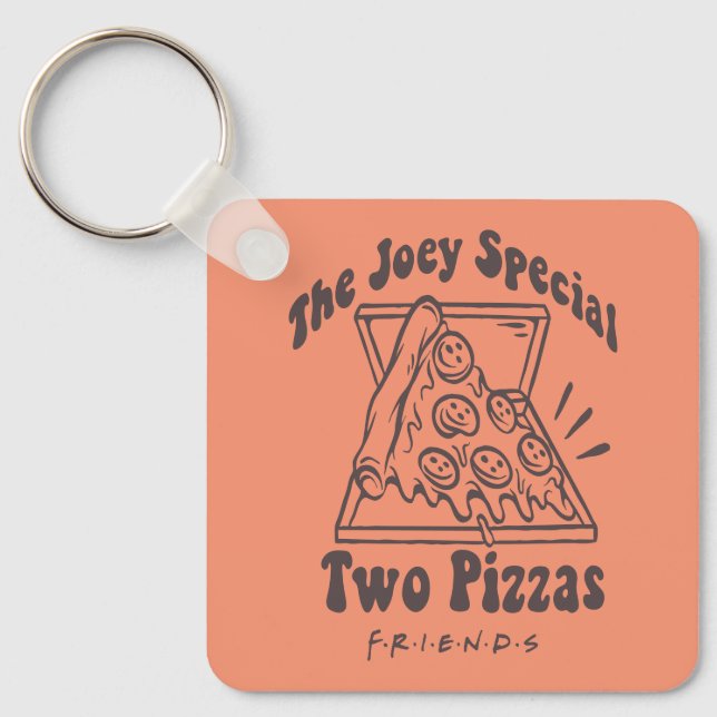 Porte-clés AMIS™ | Joey Pizza Citation (Recto)
