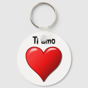 Porte-clés AMO de Ti - Je t'aime en italien