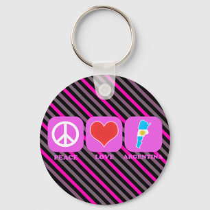 Porte-clés Amour Argentine de paix