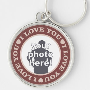Porte-clés AMOUR avec votre porte - clé personnalisé PHOTO