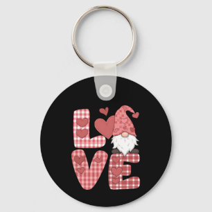 Porte-clés Amour Coeur mignon Gnome Saint Valentin