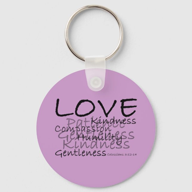 Porte-clés Amour (Colossiens 3) Porte - clé (Recto)