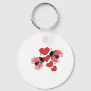 Porte-clés Amour de coccinelle