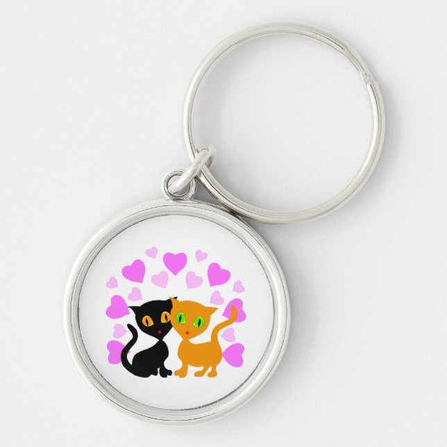 Porte-clés Amour de Kitty (Devant)